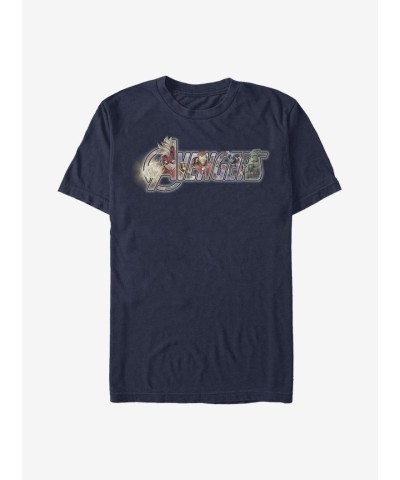 Marvel Heroes Blue Lightweight Cotton T-Shirt for Men