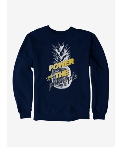 SpongeBob SquarePants Power to the Pineapple Men's Heavyweight Fleece Sweatshirt