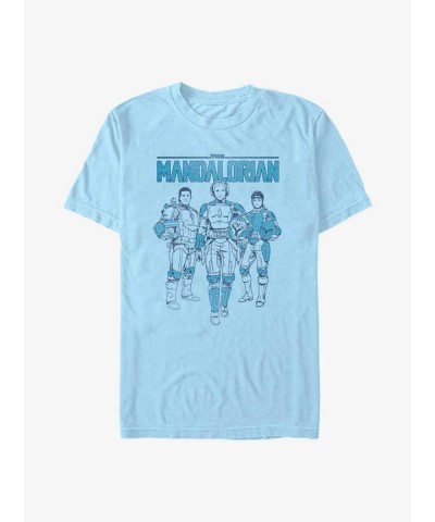 Mandalorian Super Crew T-Shirt in Blue for Men