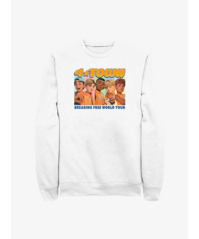 Disney Pixar Turning Red 4Town World Tour Unisex Sweatshirt - White