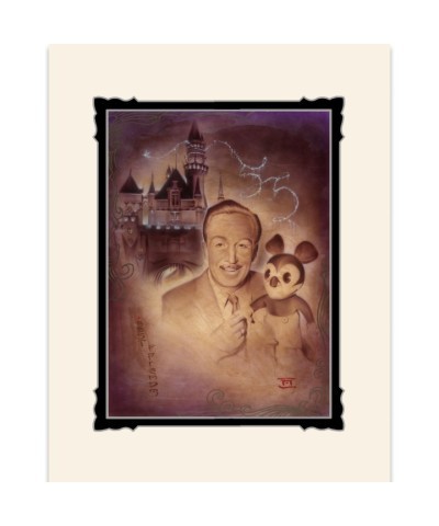 Walt Disney & Mickey Mouse 55th Anniversary Deluxe Print by Noah