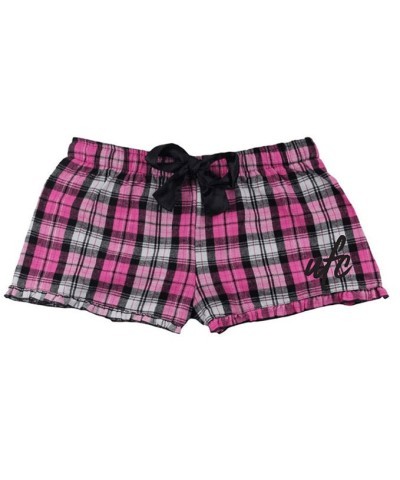 UFC Women's Soft Brushed Cotton Ruffle Hem Pajama Shorts