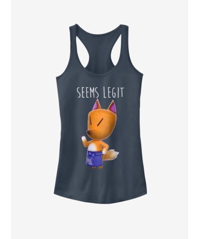 Nintendo Animal Crossing Blue Tank Top for Girls