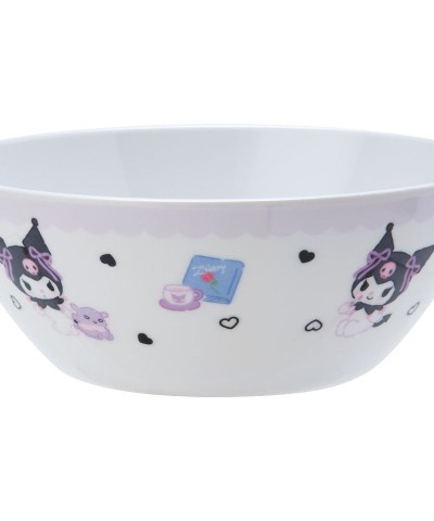 Kuromi Heart Decor Melamine Bowl for Kids