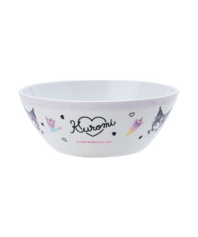 Kuromi Heart Decor Melamine Bowl for Kids