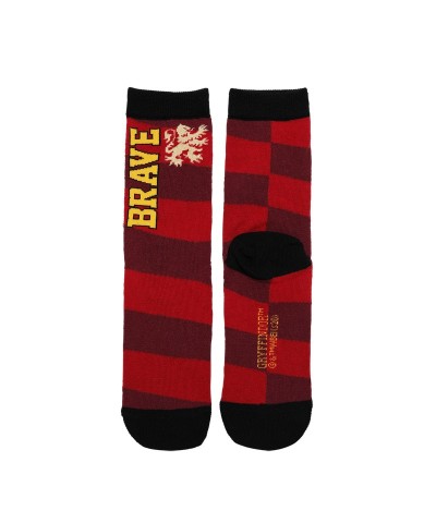 Gryffindor Themed 3-Pack Cozy Socks for Unisex