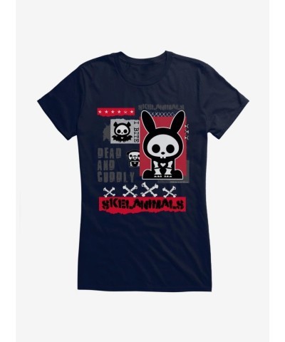 Skelanimals Cuddly Dead Girls Junior T-Shirt
