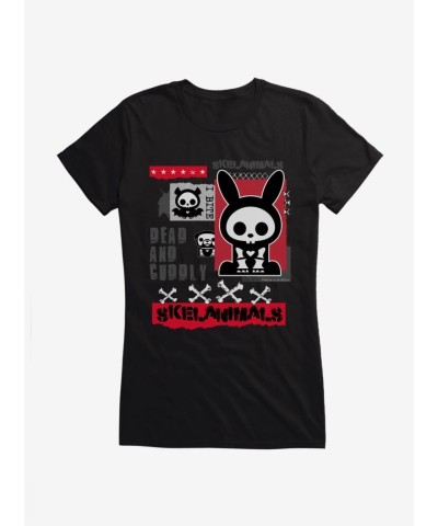 Skelanimals Cuddly Dead Girls Junior T-Shirt