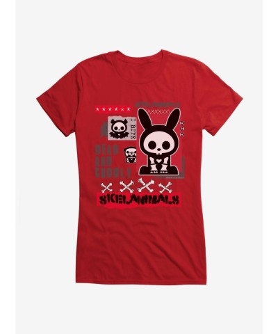 Skelanimals Cuddly Dead Girls Junior T-Shirt