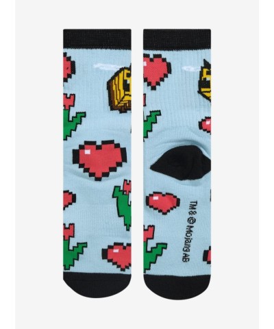 Minecraft Busy Bee Crew Socks for Unisex
