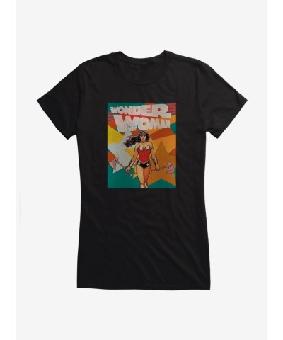 DC Comics Wonder Woman Lasso Stars T-Shirt for Girls