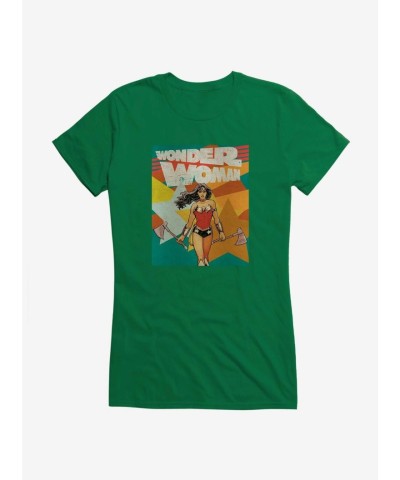 DC Comics Wonder Woman Lasso Stars T-Shirt for Girls