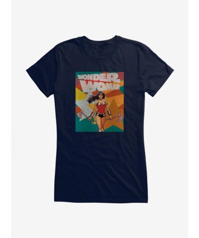 DC Comics Wonder Woman Lasso Stars T-Shirt for Girls