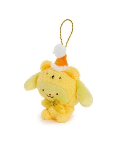 Pompompurin Cozy Teddy Plush Ornament for Holiday Decor