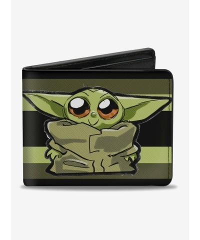 Star Wars Mandalorian Child Impression Leather Wallet for Fans