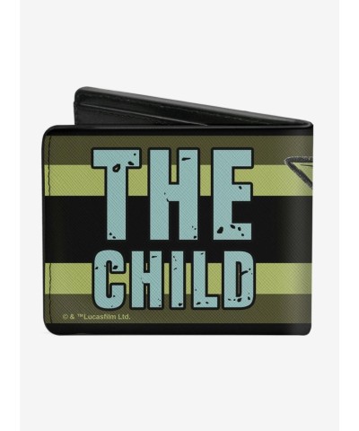 Star Wars Mandalorian Child Impression Leather Wallet for Fans