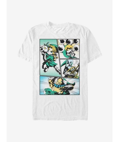 The Legend of Zelda Manga T-Shirt for Men - White