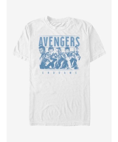 Marvel Avengers Endgame Team T-Shirt - White Men's Size